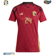 Ženski Nogometni dresi Belgija Amadou Onana #24 Domači EP 2024 Kratek Rokav